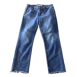 Levi's Damen Mid Rise Skinny Jeans Gr. 10 Medium Wash Raw Hem Classic - Bild 1 von 8