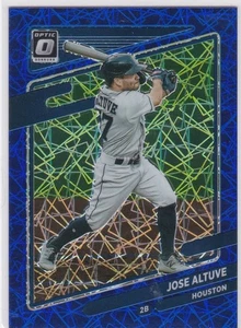 2021 Panini Donruss Optic Blue Velocity Prizm /99 Jose Altuve #195 Free Shipping - Bild 1 von 2