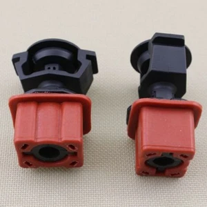 Red and Black Upper Radiator Support for Mercedes W204 W211 W216 E320 Set of 2 - Picture 1 of 6