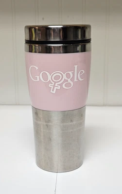 Collectible GOOGLE Breast Cancer Awareness Travel Mug Cup - Image 1 of 4