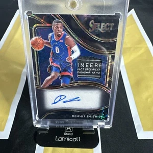 2020-21 Panini Select Dennis Smith jr Detroit Pistons 1/1 Laundry Tag Auto - Picture 1 of 2