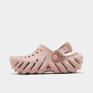New Crocs Little Kids' Crocs Echo Clog Shoes 'Pink Clay' - Picture 1 of 6