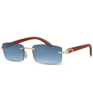 Sonnenbrille Herren Damen Freie Linse UNISEX UV 400 - Bild 1 von 8