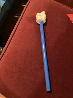 Puntero de mano azul y blanco del profesor para la escuela o el juego Foto 1 de 4