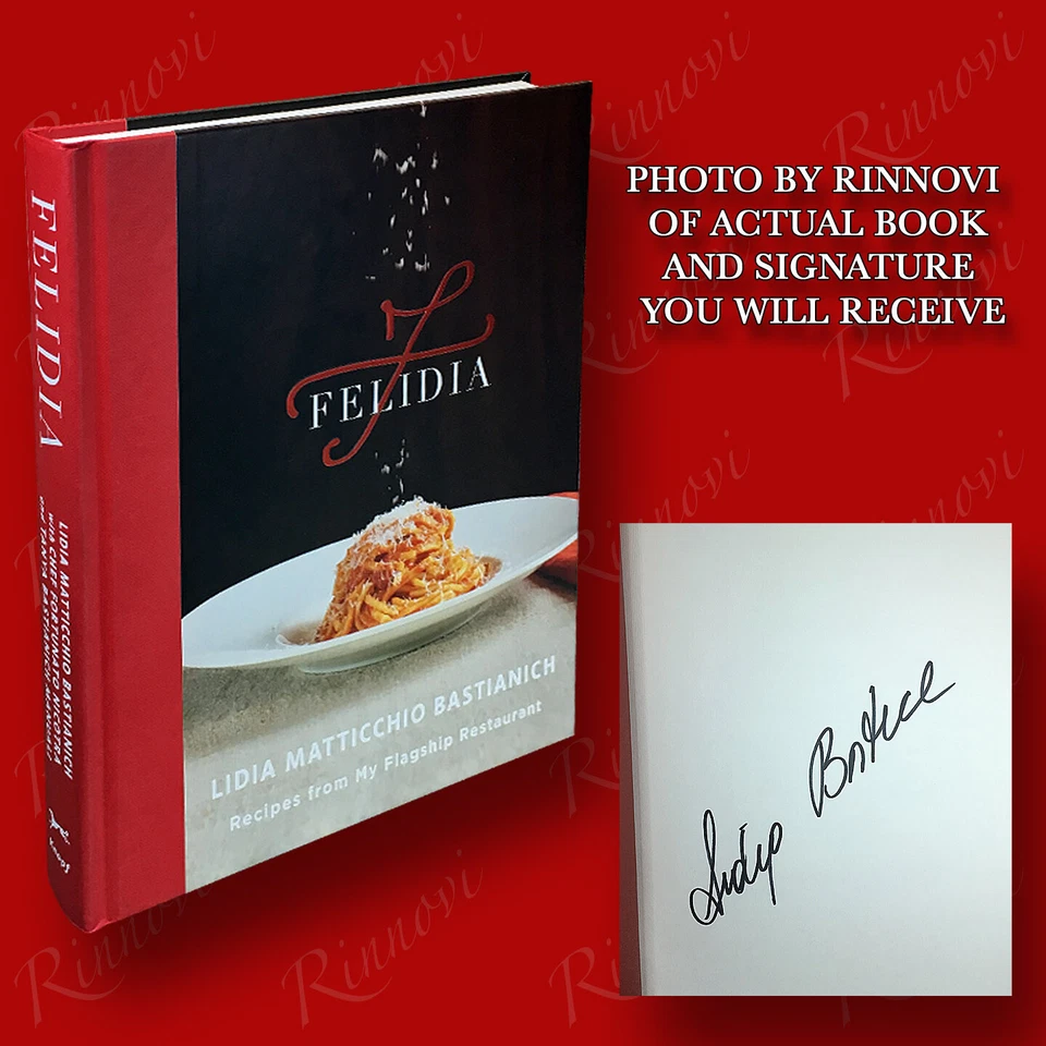 Felidia SIGNED Lidia Matticchio Bastianich (2019,HC,1st) BRAND NEW Foto 1 de 1