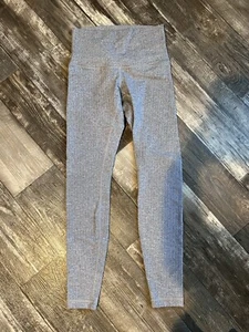 Lululemon Wunder Under Tights Womens 6 Gray Heathered Stretch Athletic Yoga - Bild 1 von 8