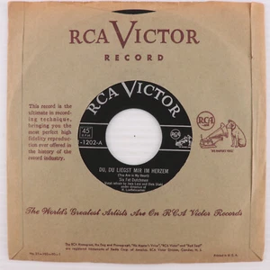 Six Fat Dutchmen – Du, Du Liegst Mir Im Herzem - 1951 45 rpm Record 51-1202 - Picture 1 of 19