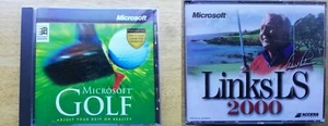Microsoft Golf Version 3.0 & Links LS 2000 PC Windows 1990's Golf Sports Games  - Picture 1 of 8