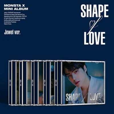 MONSTA X SHAPE OF LOVE 11th Mini Album JEWEL JOOHONEY Ver CD+F.Buch+Karte+Poster - Bild 1 von 4
