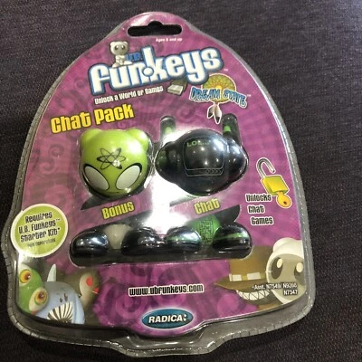 U.B. Funkeys Chat Pack Xener & Rom NIB Dream State N7347 - Image 1 of 4