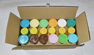 ***(Lote de 36) Compuesto de modelado Play-Doh, colores surtidos, no tóxico, latas de 3 OZ Foto 1 de 4
