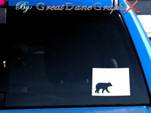Colorado Bear Hunting State Vinyl Decal Sticker / Color - HIGH QUALITY - Imagen 1 de 2