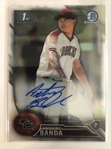 2016 Bowman Chrome ANTHONY BANDA - #CPA-ABA - Auto - A911 - Picture 1 of 2