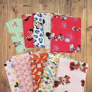 Assorted Minnie and Friends Fabric - 1 lb Scrap Bundle - Picture 1 of 2