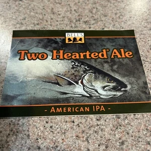 BELLS BREWING Updated TWO HEARTED ALE IPA LOGO STICKER decal craft beer brewery - Picture 1 of 2