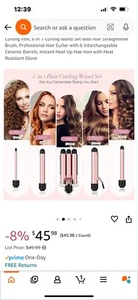 Shenzhen Electric Interchangeable Hair Curler 6 pcs. Open Box. - Picture 1 of 3