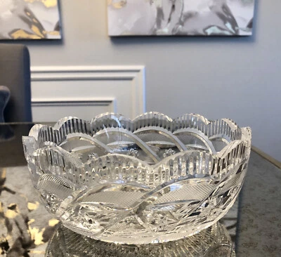 WATERFORD CRYSTAL HERITAGE COLLECTION 8” APPRENTICE BOWL *Made in Ireland* - Image 1 of 4