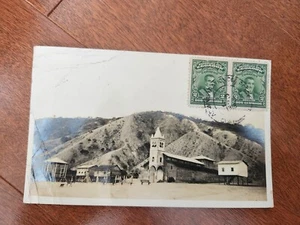 Foto postal real de Ecuador 1910 con matasellos historia postal - Imagen 1 de 2