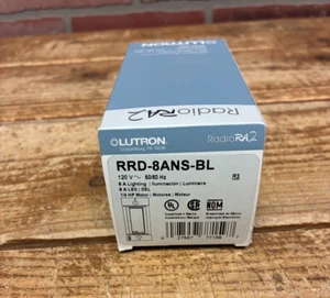 Lutron RRD-8ANS-BL - RadioRA 2 8A Neutral Wire Electronic Switch - Picture 1 of 3