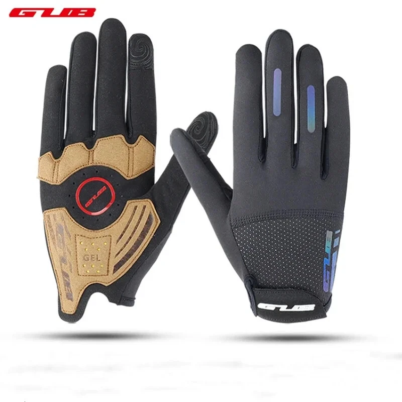 GUB Mountain Bike Winter Full Finger Glove Bicycle Windproof Warm Touch Screen - Bild 1 von 4