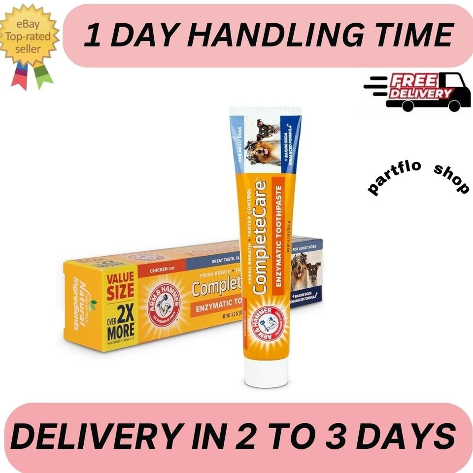 Arm & Hammer Complete Care Enzymatic Dog Toothpaste 6.2 oz (Pack of 1) Dental