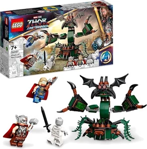 LEGO 76207 Marvel Attacco a New Asgard, Mostri e 3 Minifigure - Foto 1 di 3