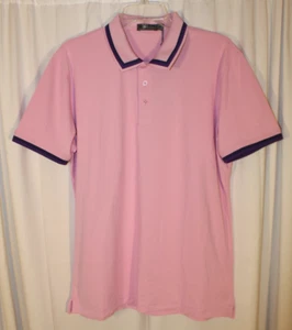 NEW G/FORE Men's MEDIUM Lilac Pink Golf Polo Shirt - Picture 1 of 5