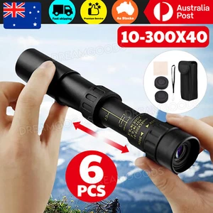 4K 10-300X40mm Super Telephoto Zoom Monocular Telescope Without mini Tripod OZ - Picture 1 of 9