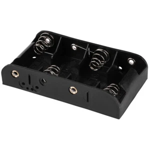 (1 pc) 4 x C Cell Battery Casing Housing Enclosure Holder with Solder Tabs - Picture 1 of 2