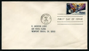 USA, SCOTT # 1529, WITH ADDRESS FDC COVER OF SKYLAB SPACESHIP, YEAR 1974 - Picture 1 of 1