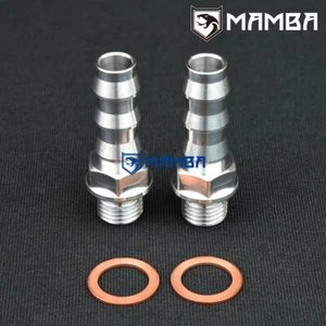 T6 Turbo Coolant Water 1/2" Barb Fitting For Garrett G25 G30 G35 G40 G42 G45 - Imagen 1 de 4