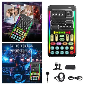 Voice Changer Voice Modulator I9 Voice Changer Set Multifunction Portable Mini - Afbeelding 1 van 8
