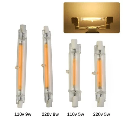 5W 78mm / 9 W 118mm Glass Tube LED Lamp 5W 78mm / 9 W 118mm Degrees - Image 1 of 4