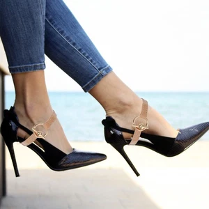 Cinghie per Scarpe Tacco Alto Cintura Regolabile - Foto 1 di 12