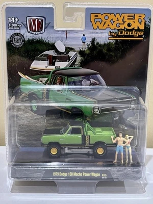 Dodge 150 Macho Power Wagon 1:64 R1525-23 1:64 verde M2 Machines 2025 1979 NUEVO Foto 1 de 4