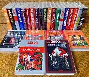 Elige cualquier título - Atari VCS 2600 - Nuevas fundas universales transparentes para juegos - Envío gratuito - Imagen 1 de 3