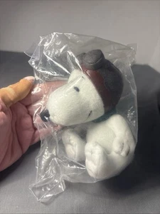Peluche MetLife Arachidi Pilota Aviazione Snoopy Nuovo in Plastica 6 Pollici - Foto 1 di 4
