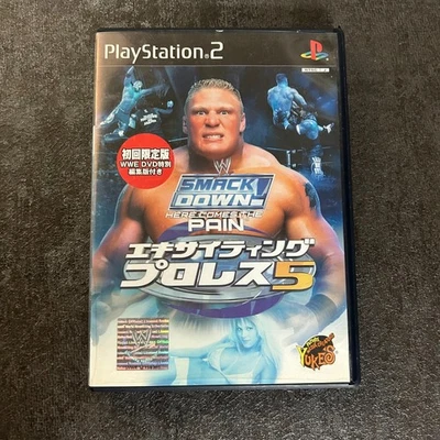 USED WWE SmackDown! Here Comes the Pain Exciting wrestling 5 PS2 Japan - Image 1 of 4