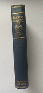 Vintage Praktische Mathematik für das Heimstudium von Claude Palmer - 1931 Hardcover - Bild 1 von 7
