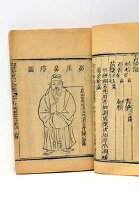 Huit ouvrages Médecine Traditionnelle Japonaise Illustrations c.1880 - Foto 1 di 12