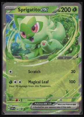Sprigatito ex Promo SV: Scarlet & Violet Promo Cards 087 NM - Image 1 of 2