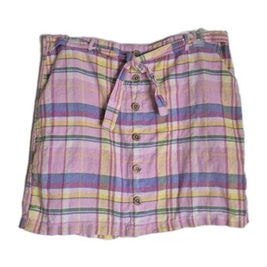 Purple & More Womens Skorts Pink Plaid Sz 16 (38x18.5) - Picture 1 of 9