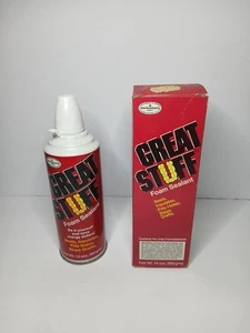 NOS Vintage Great Stuff Foam Can & Original Advertising Box 1982 Insta-Foam - Picture 1 of 10