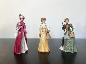 Vintage 1981 1987 1989 Avon Mrs. Albee Award Figurines - Picture 1 of 7
