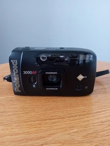 Polaroid 3000 AF Panoramic 35mm Film Camera Auto Flash Autofocus TESTED WORKS - Picture 1 of 7
