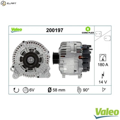 ALTERNATOR 200197 FOR VW AUDI A6/Allroad/S6 A8L Q7/SUV BUN/CASB/BKS/CATA 3.0L A6 - Image 1 of 4