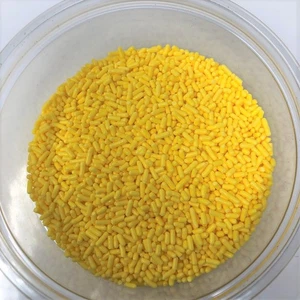 Sprinkles Yellow Jimmies Bakery Topping 1 pound colored sprinkles - Picture 1 of 1