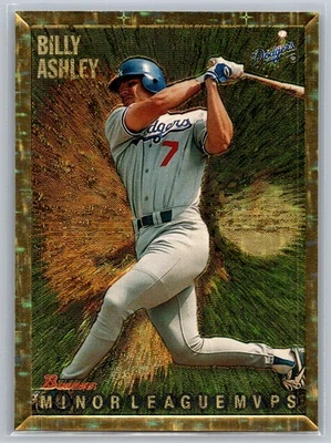 Billy Ashley 1995 Bowman - Minor League MVPS Gold Foil LA Dodgers 223 RC - Image 1 of 2