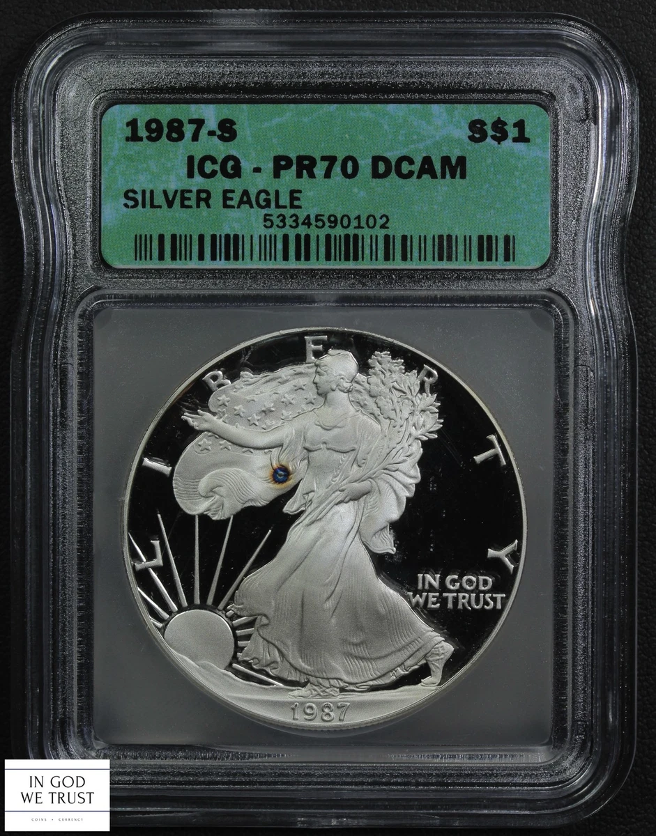 ICG Certified PR 70 Silver Bullion Coins for sale | eBay