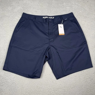 Pantalones Cortos de Golf PUMA Para Hombres 38 Azul Marino Camino 2.0 Elastizados Rendimiento UPF 50+ DryCELL NUEVOS CON ETIQUETAS Foto 1 de 4